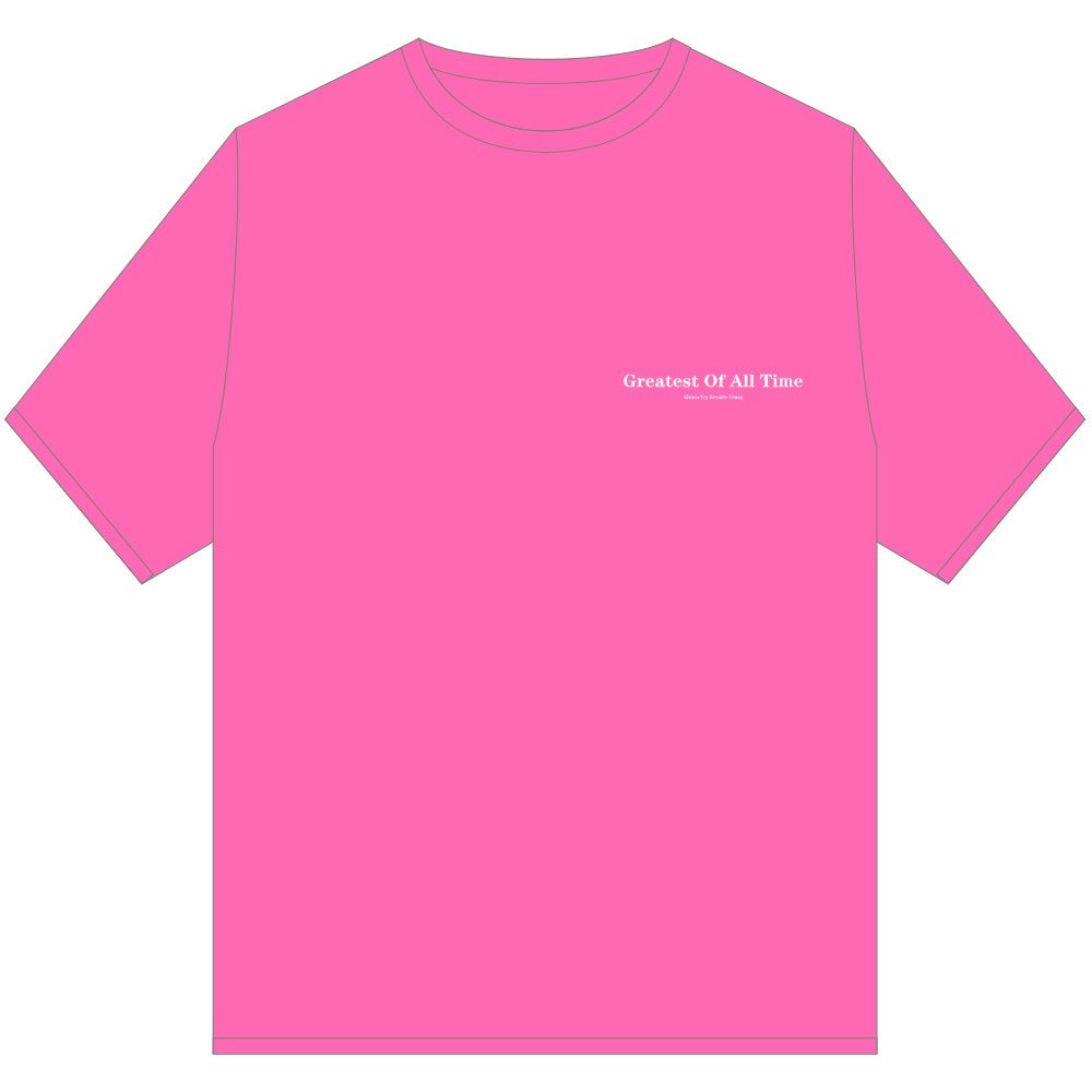 GOAT LEGACY STATEMENT T SHIRT PINK