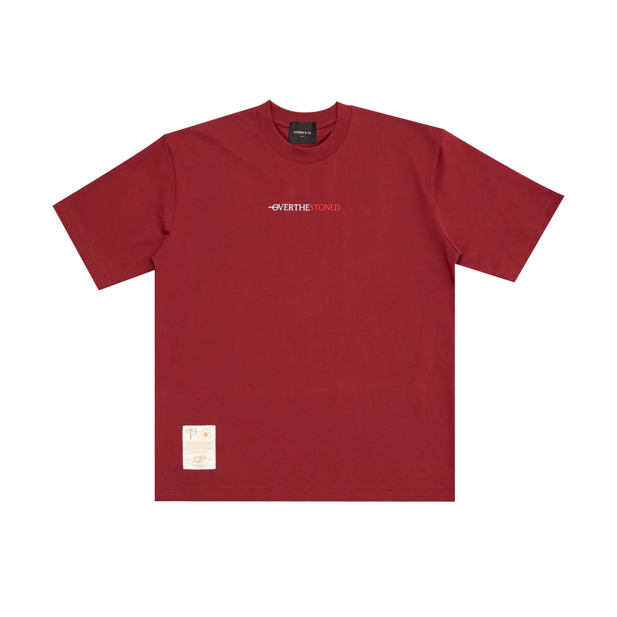 Stoned x OTP : P Logo tee Maroon