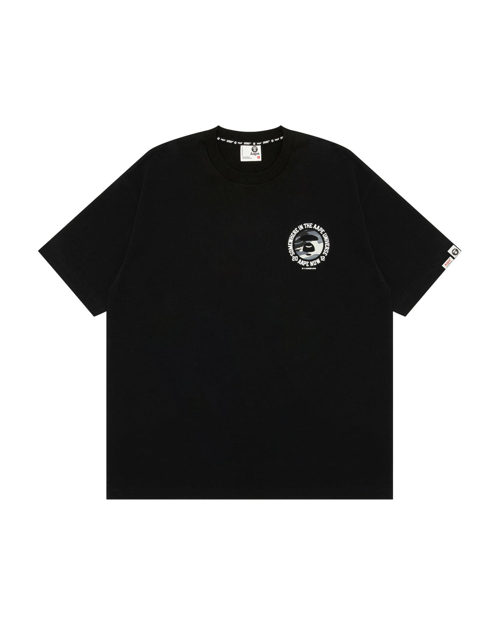 BAPE AAPE UNVS TEE BLACK