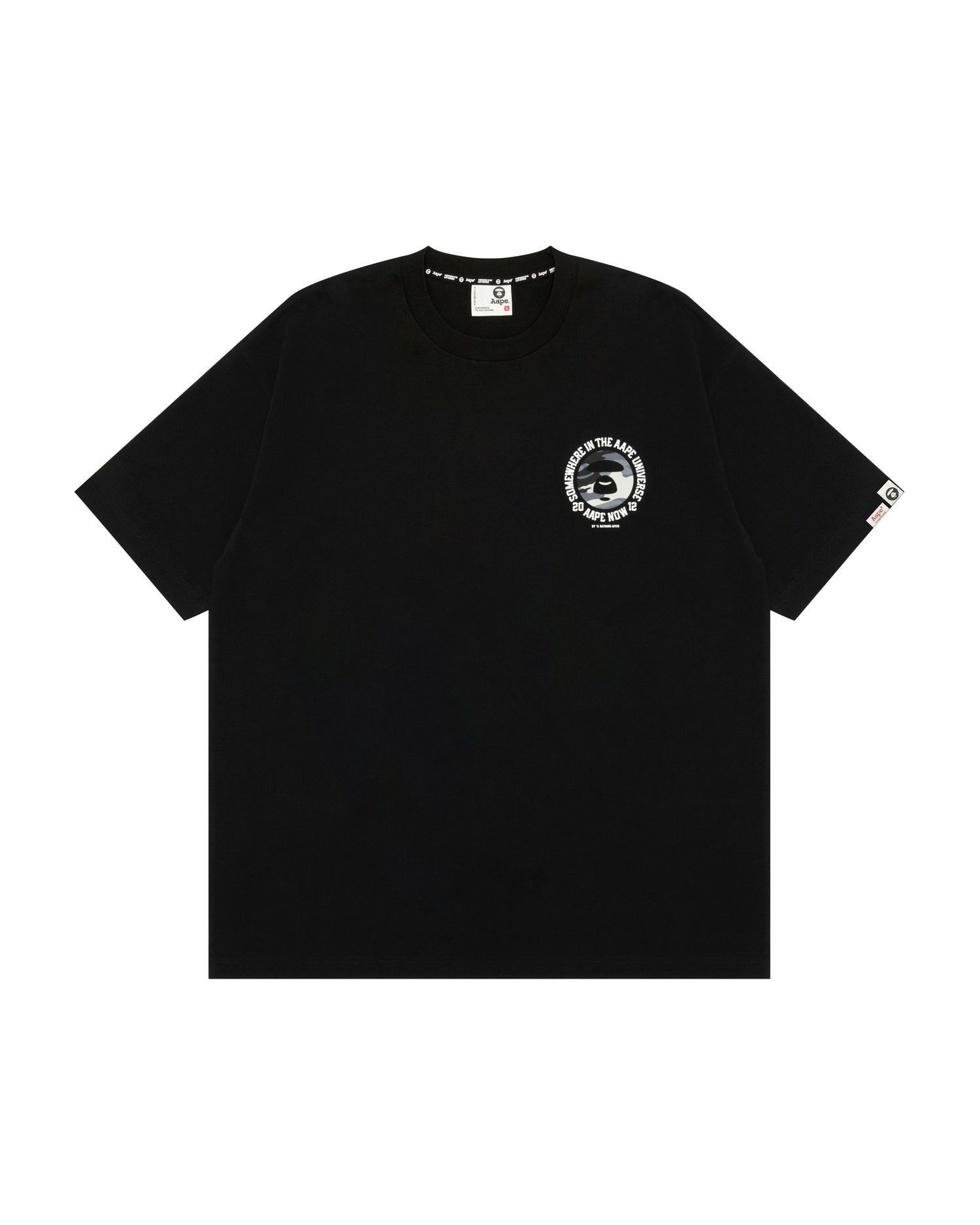 BAPE AAPE UNVS TEE BLACK