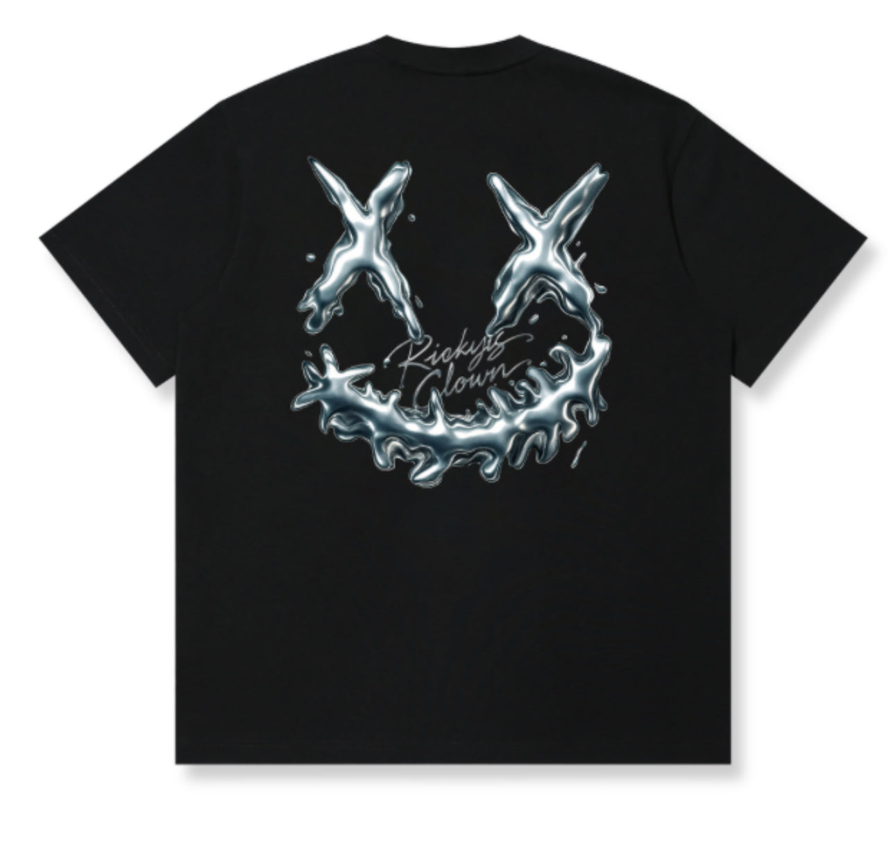 RICKYISCLOWN MERCURY BLACK T SHIRT