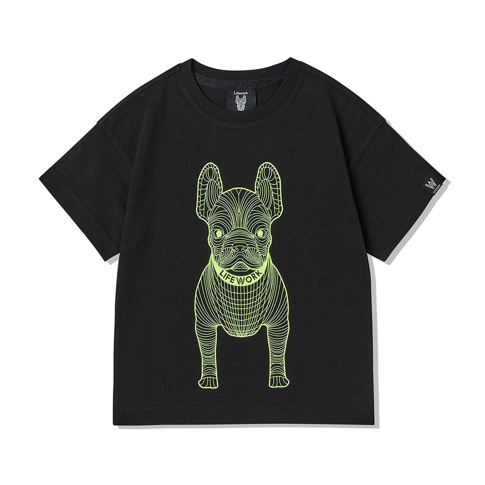 Lifework Big Radog Green Black Tee
