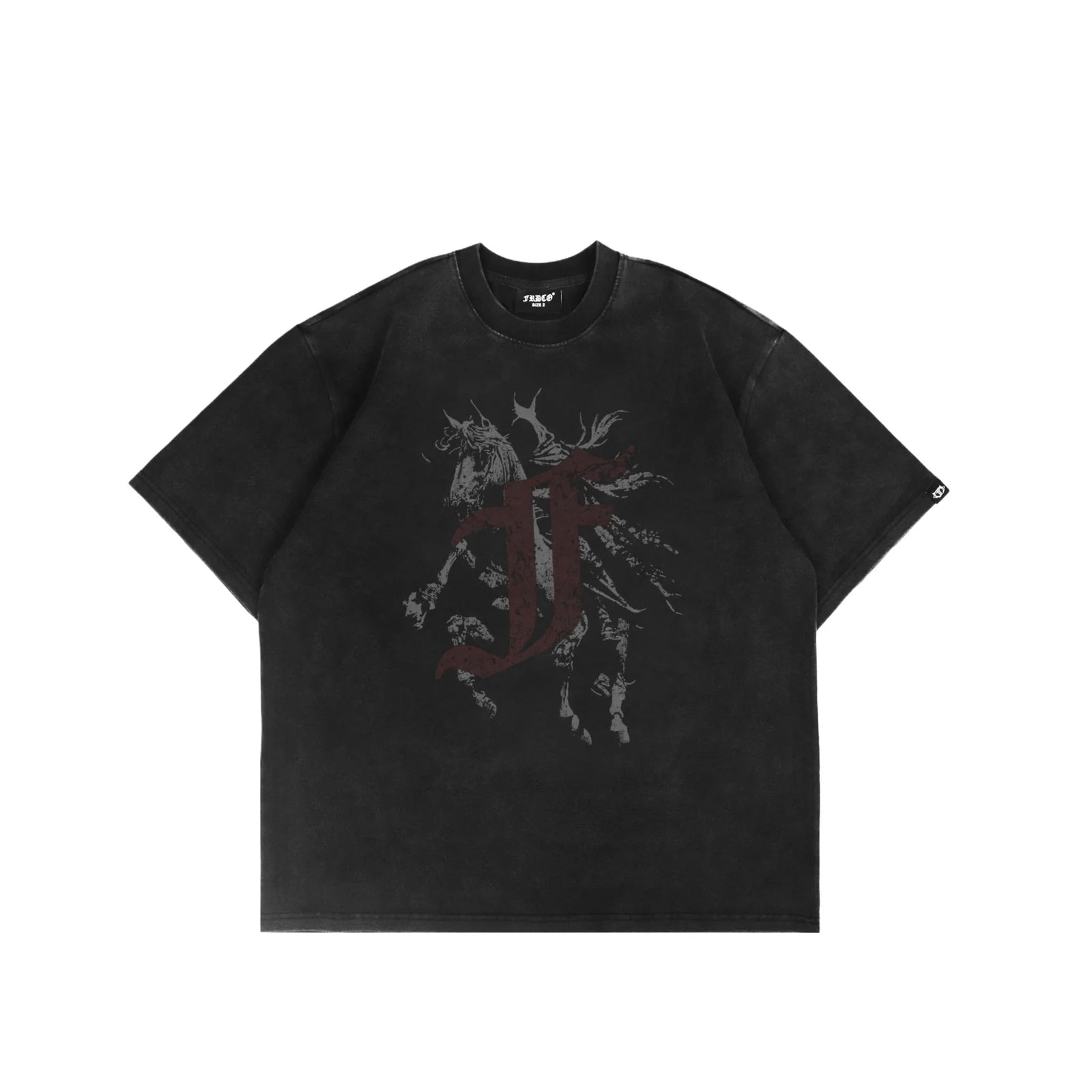 FRDCO KNIGHT WASHED TEE BLACK