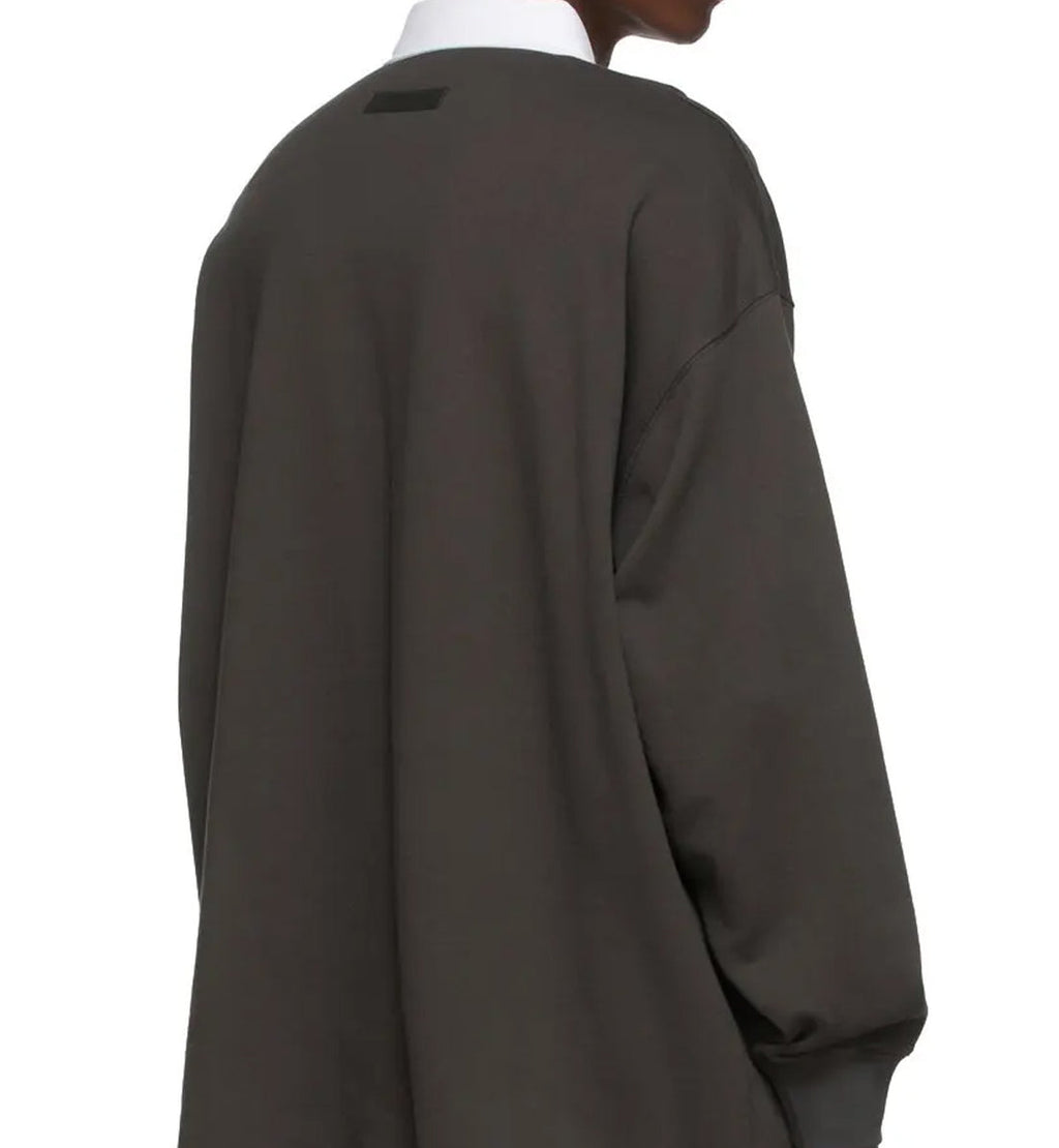 Fear of God Essentials 1977 Henley Rugby Off Black