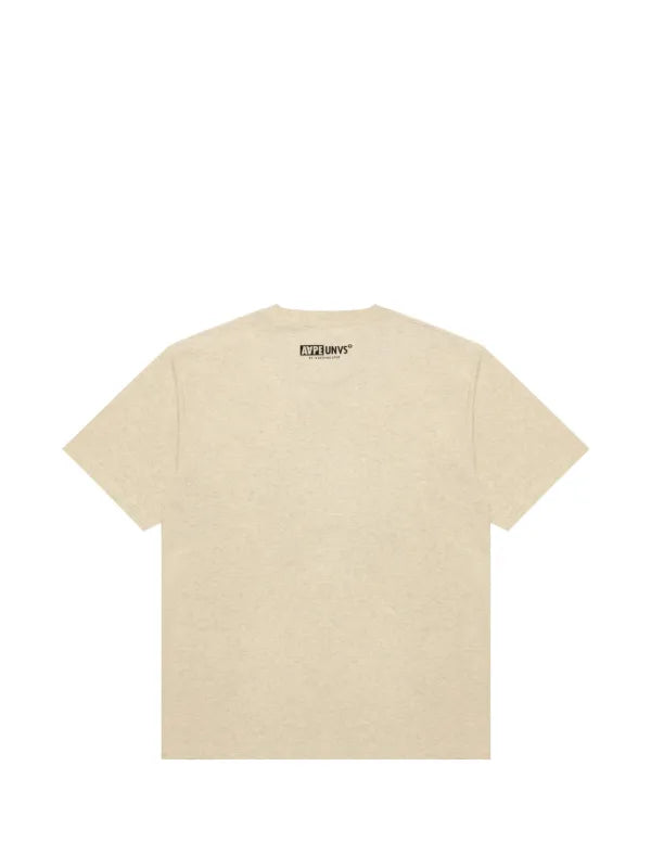 BAPE AAPE MOONFACE TEE BEIGE