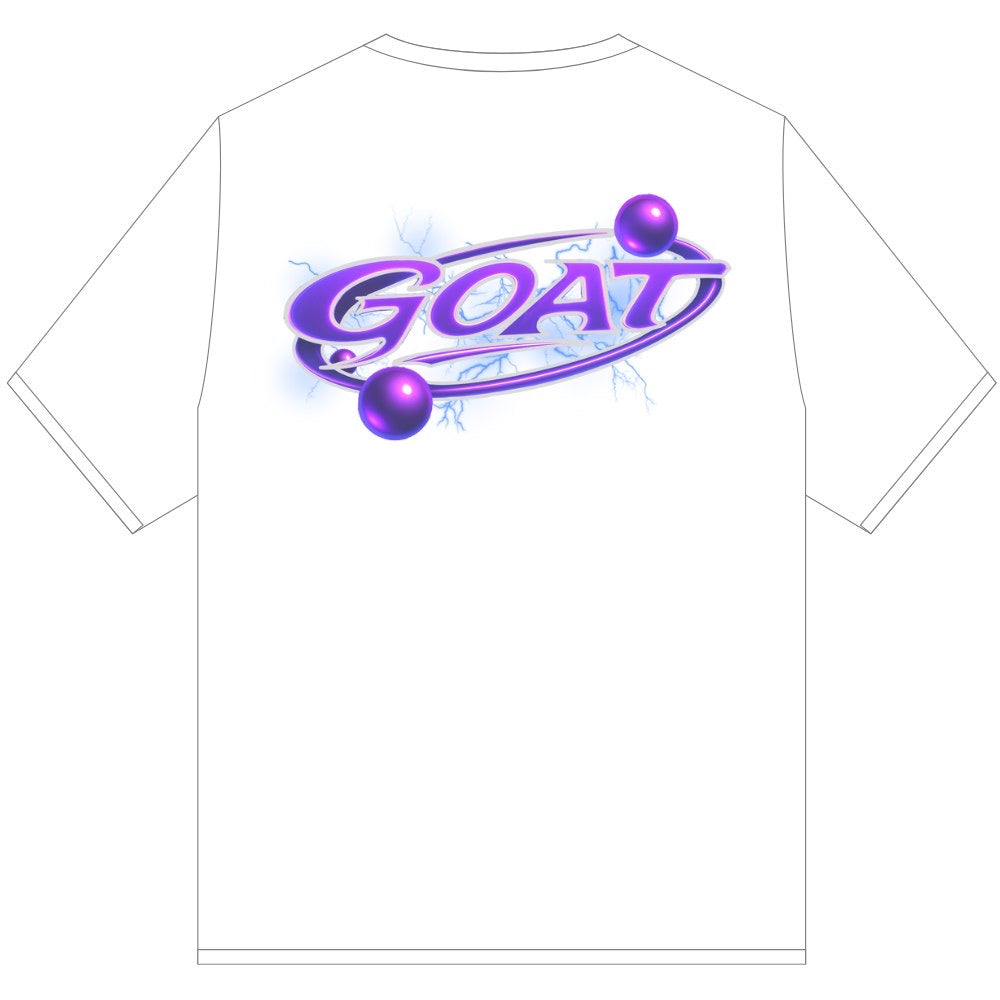 GOAT COSMIC PULSE TEE SHIRT WHITE