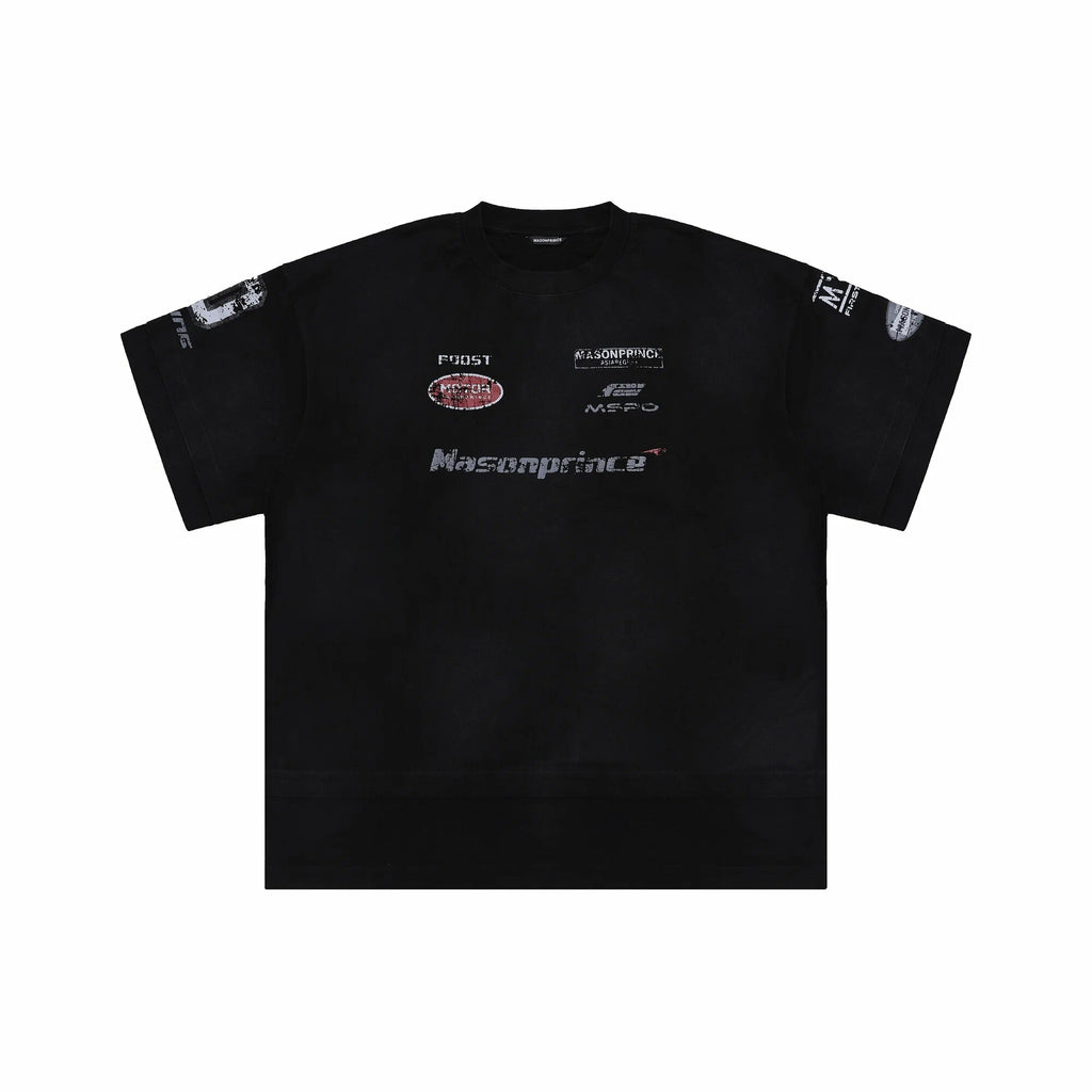 MASONPRINCE MSPO SEASON RACING CLUB TEE BLACK