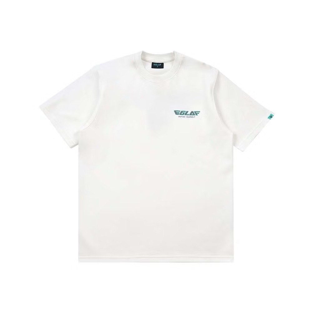 EGLAF Basic Triangle Logo Tee - White