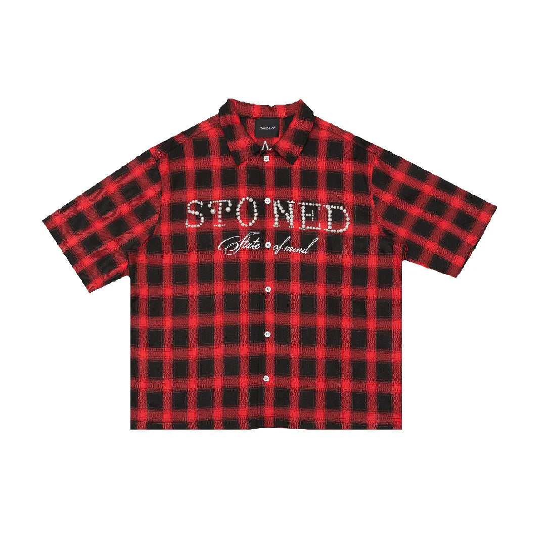 STONED&CO 26 : PEARL FLANNEL RED