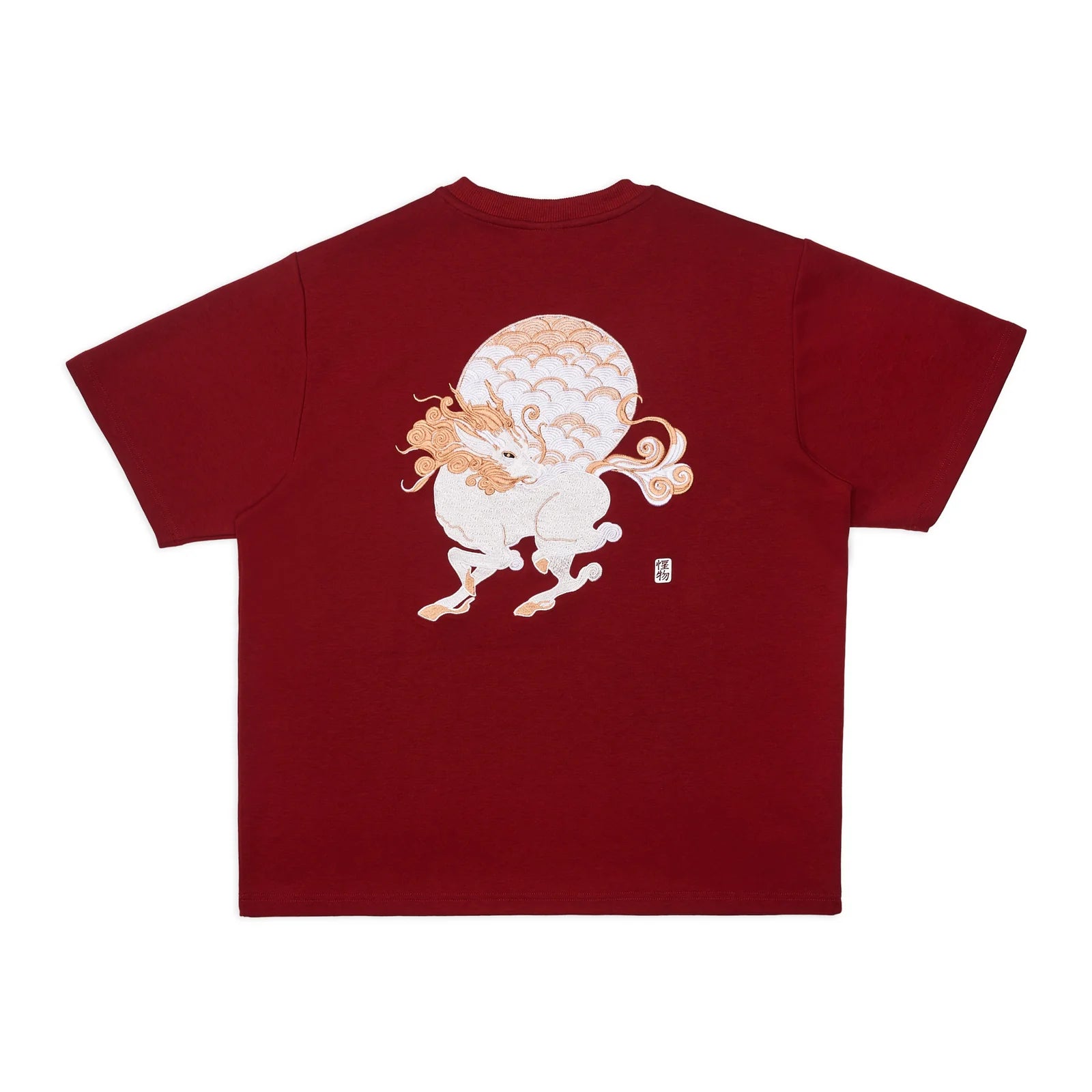 MONZTR LONG MA TEE BURGUNDY
