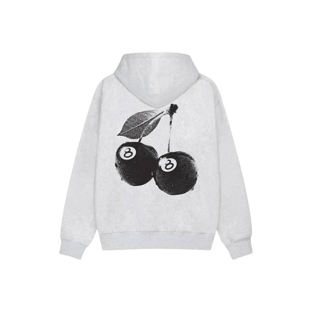 Stüssy Cherries Hoodie In Grey