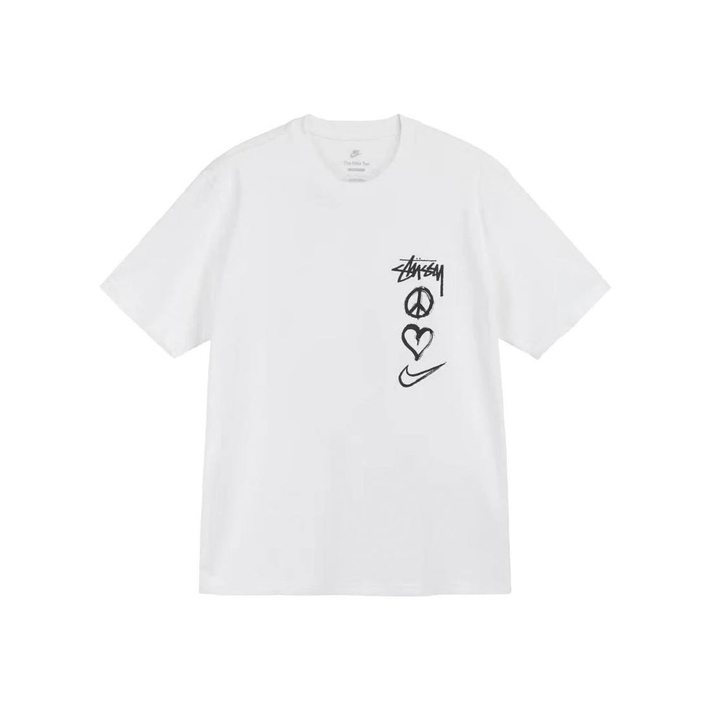 Nike x Stüssy Peace, Love, Swoosh T-shirt White