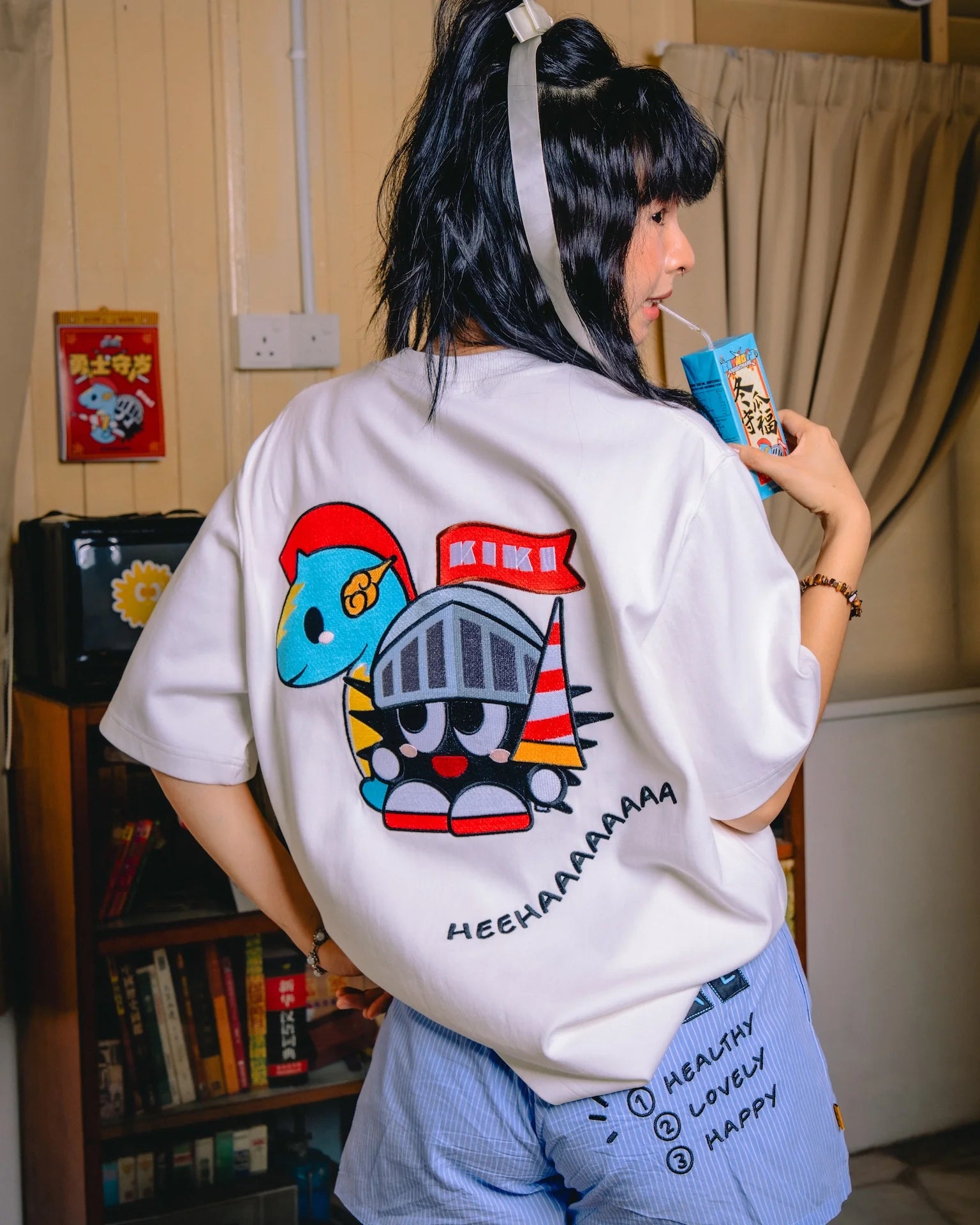 KEYNOTE KNIGHTY KIKI TEE WHITE