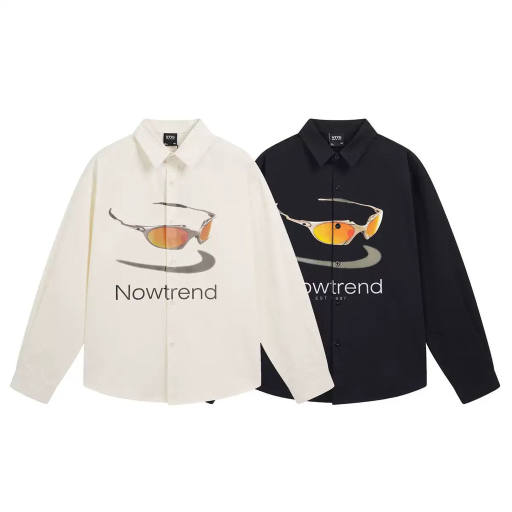 NTVG LONG SLEEVE SHIRT SUNGLASS TEE BLACK