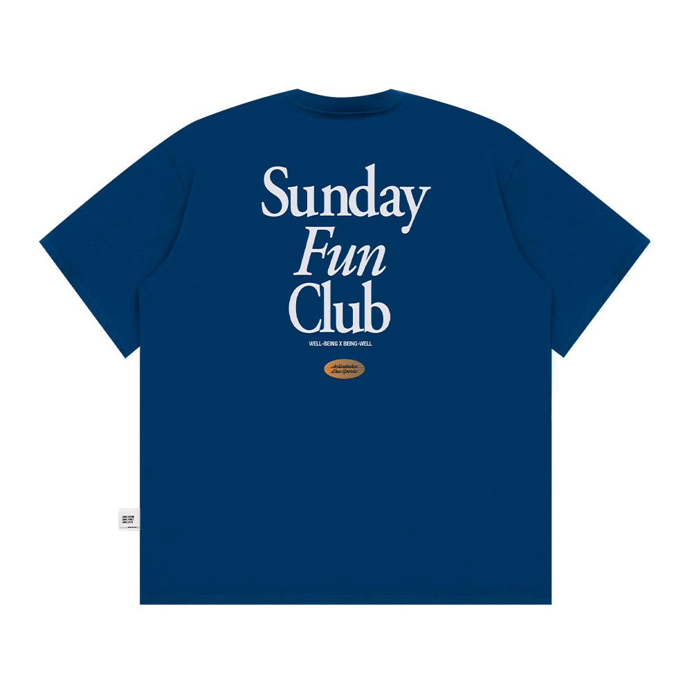 BELLKENIDEA SUNDAYFUNCLUB TEE BLUE