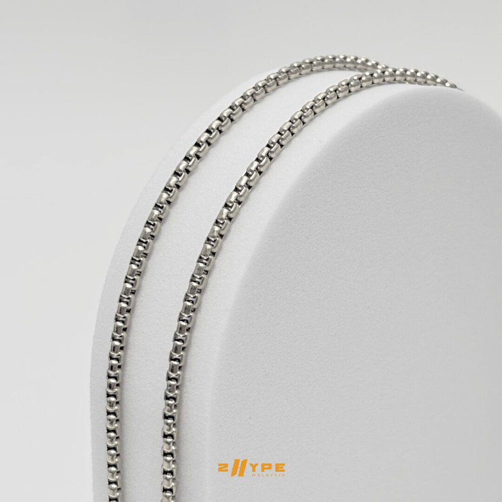 Round Box Chain (Silver) 2.5mm