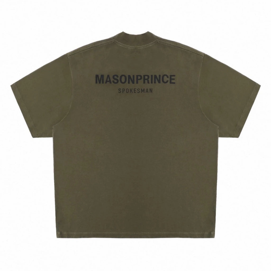 MASONPRINCE SPOKESMAN REFLECTIVE GREEN TEE