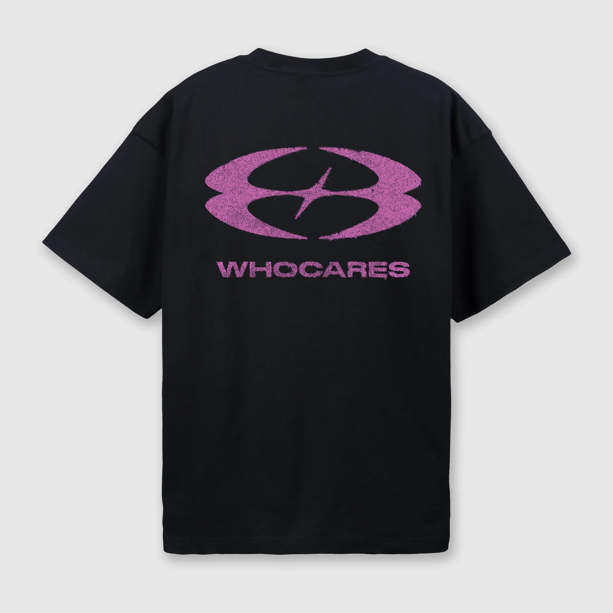 WHOCARES STATIC MOTION  TEE BLACK/PINK