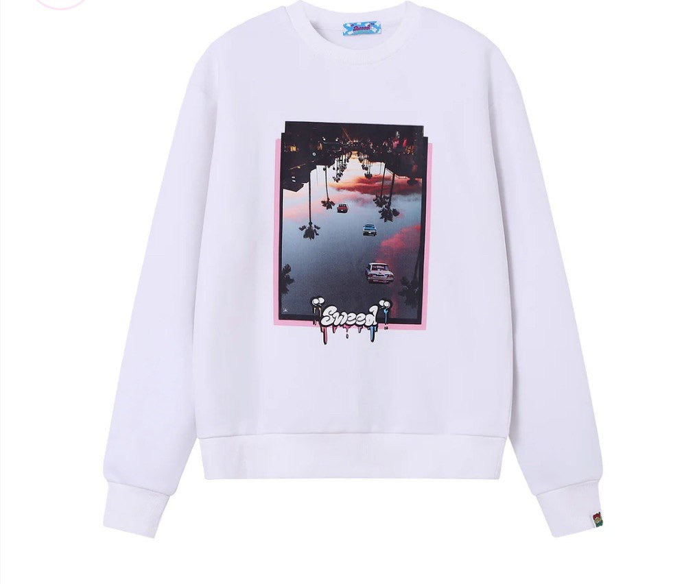 SWEED IRIEWATA x SWEED SWEATER WHITE