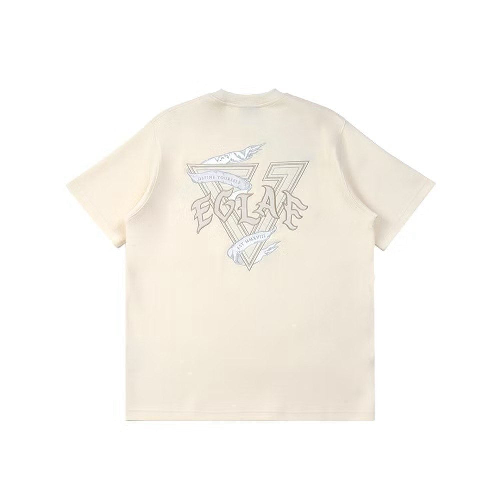 EGLAF Sculpta Triangle Logo Tee (CreamWhite)