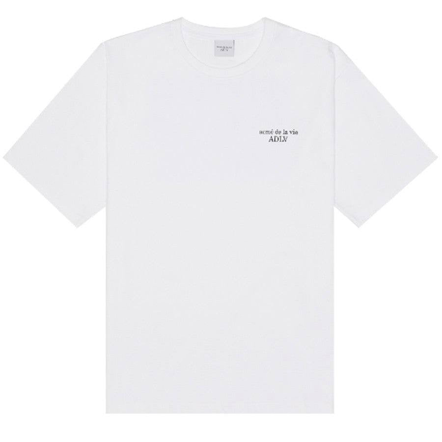 ADLV BASIC LOGO WHITE TEE