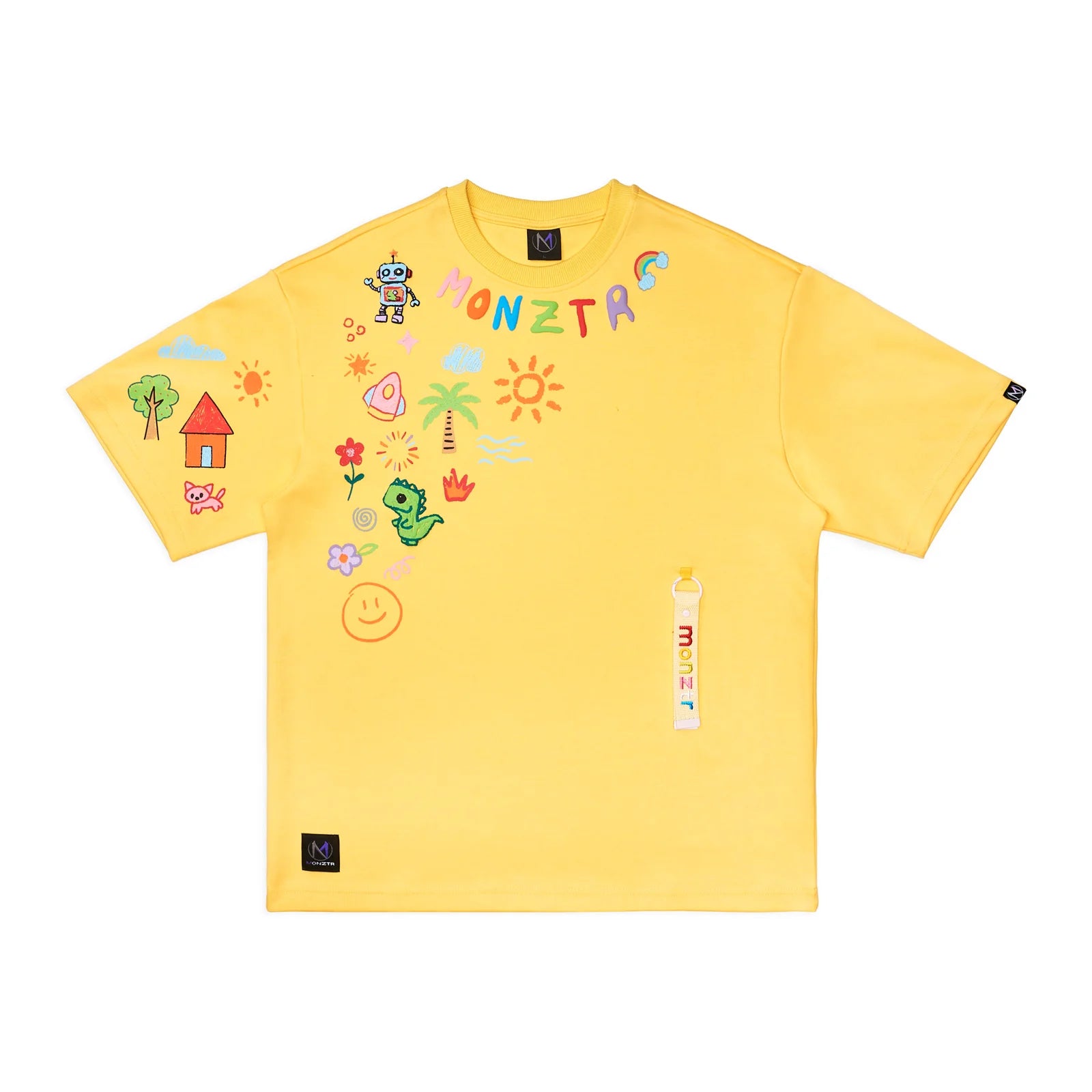 MONZTR CRAYON TEE YELLOW