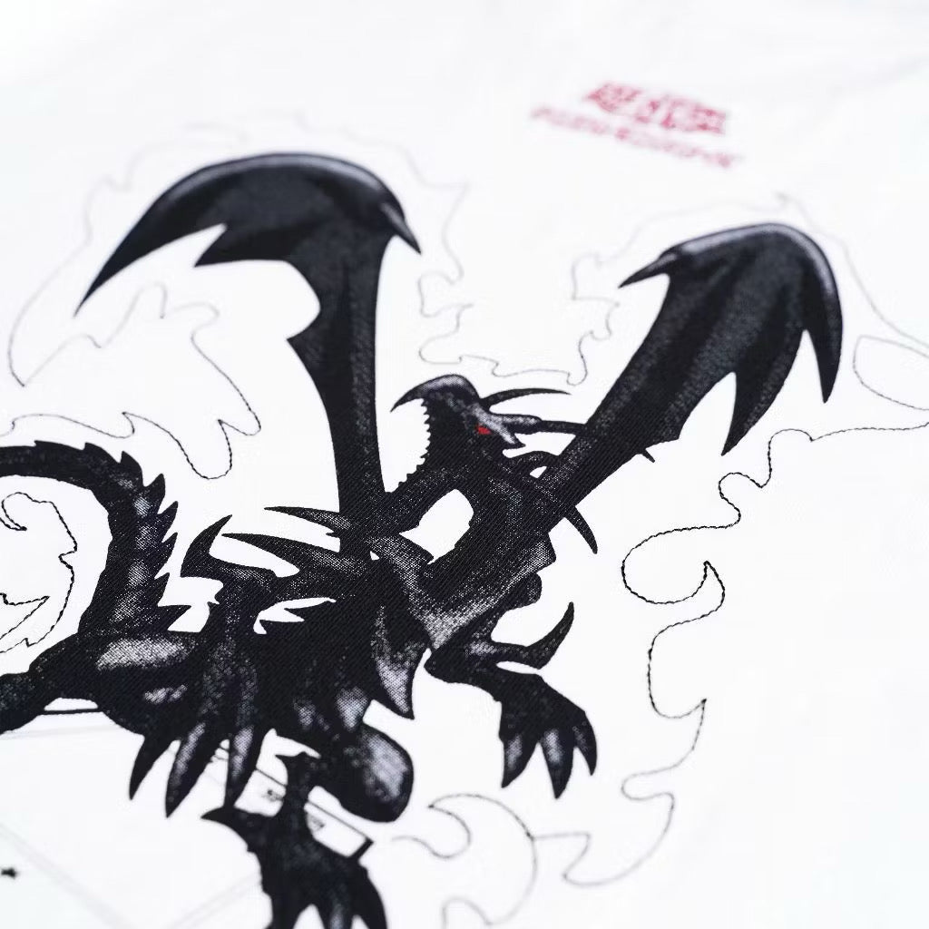 TNT CO Black Eyes Black Dragon Tee WHITE