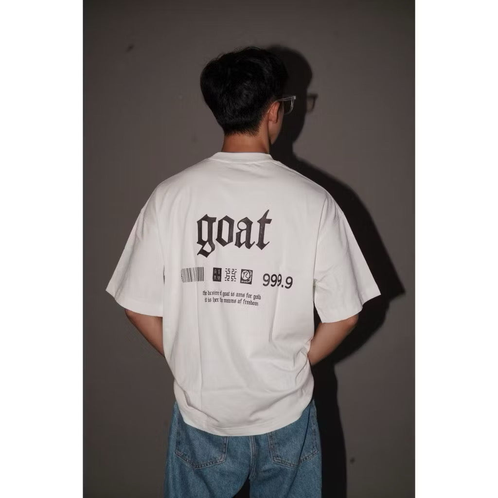 GOAT 999.9 STANDARD WHITE T SHIRT