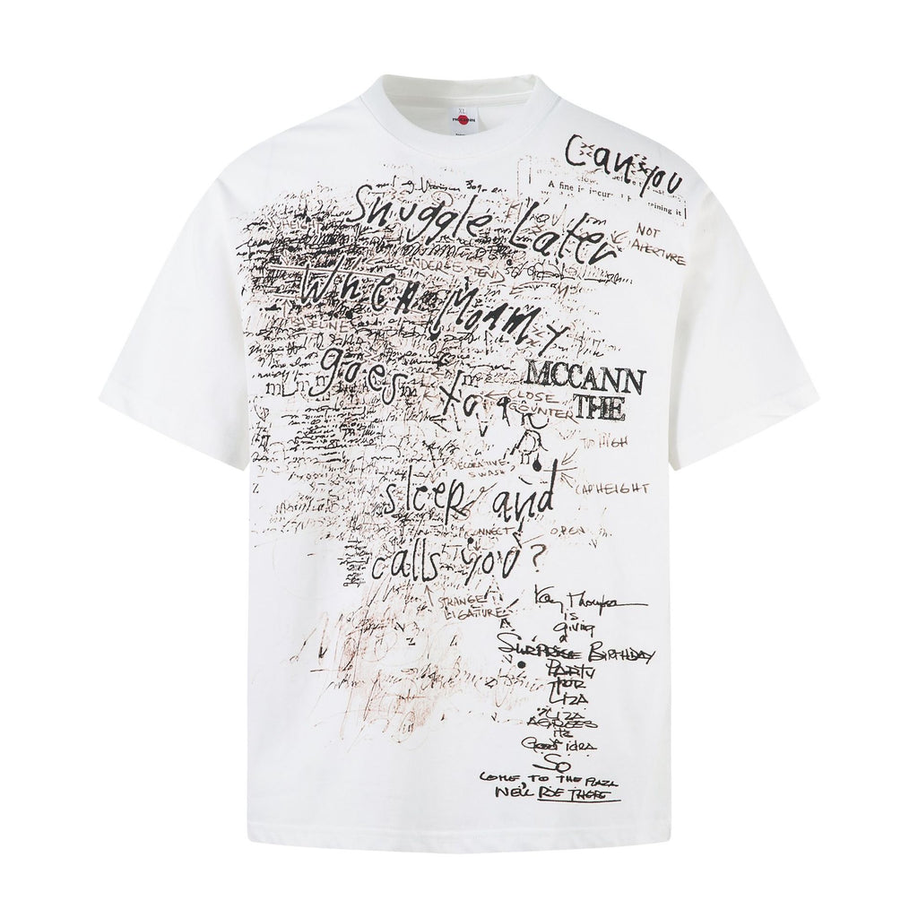 LIFE DIARY WHITE T SHIRT (PRE-ORDER)