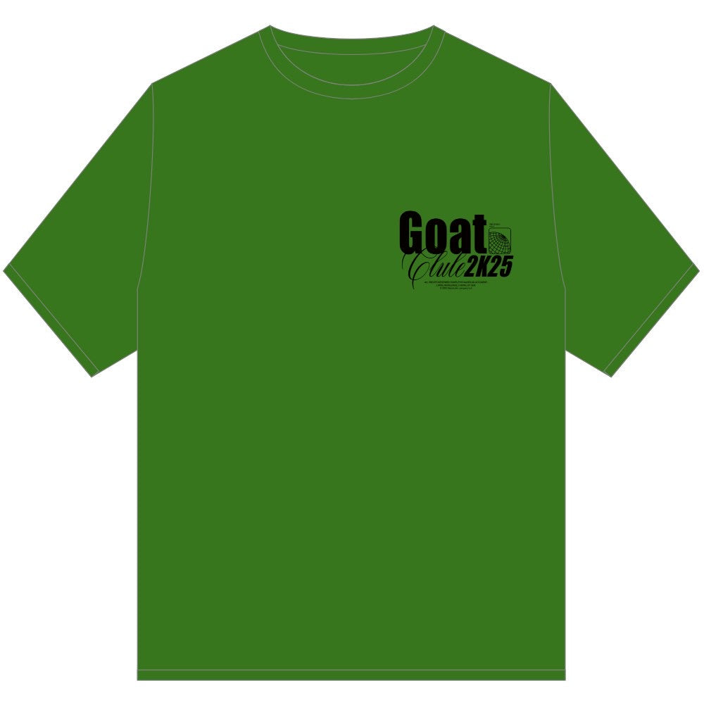 GOAT CLUB 2K25 TEE SHIRT GREEN