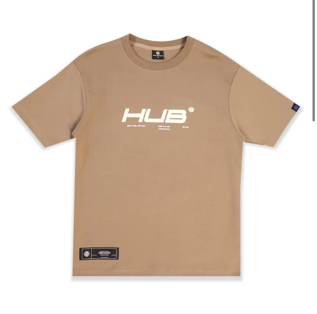 HUB RACEWAY TEE BROWN