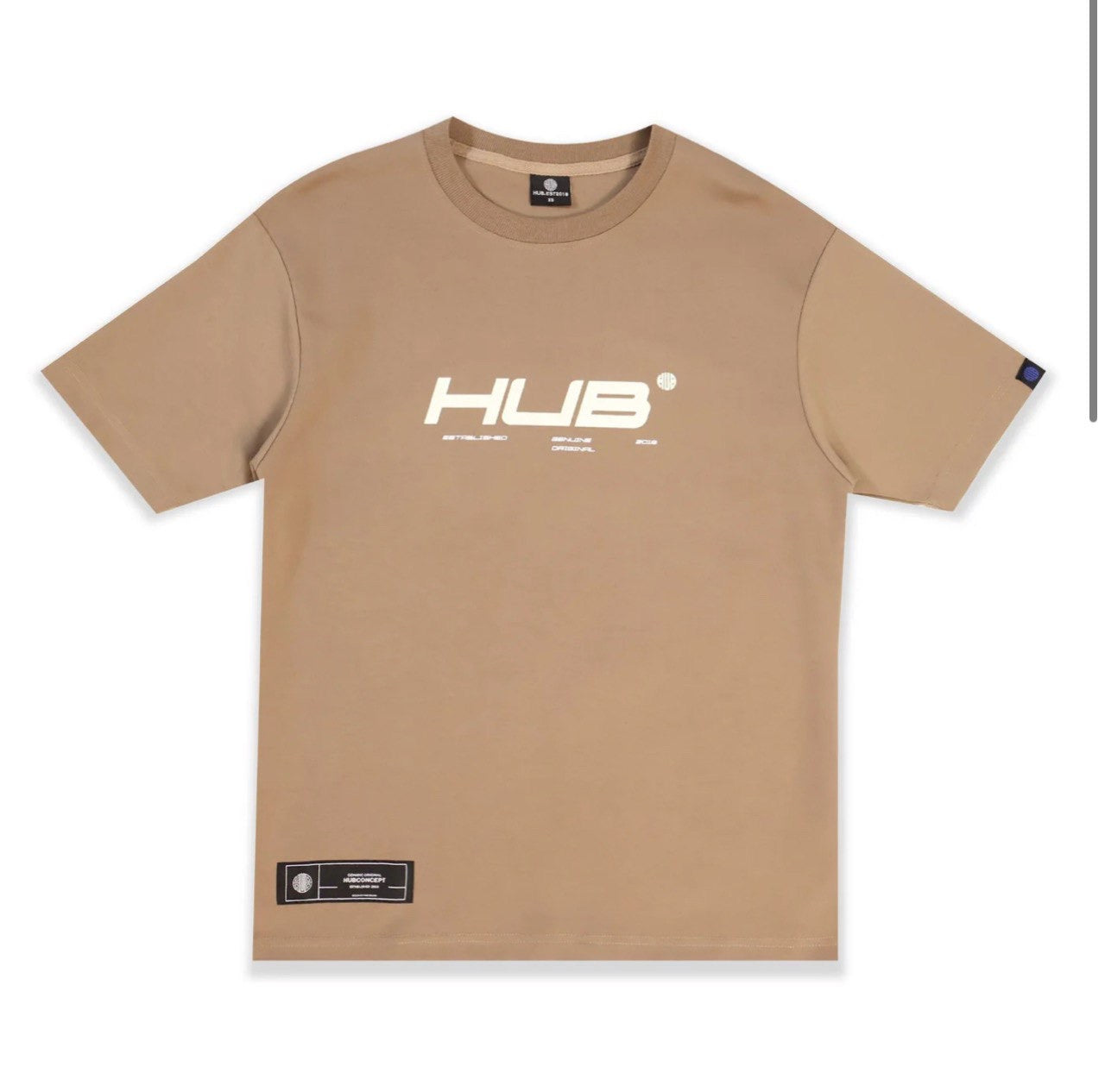 HUB RACEWAY TEE BROWN
