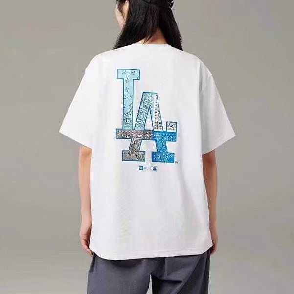 NEW ERA MLB PAISLEY WHITE T SHIRT
