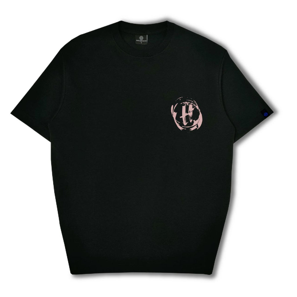 HUBCO CRAFTED LAYER TEE BLACK/WHITE