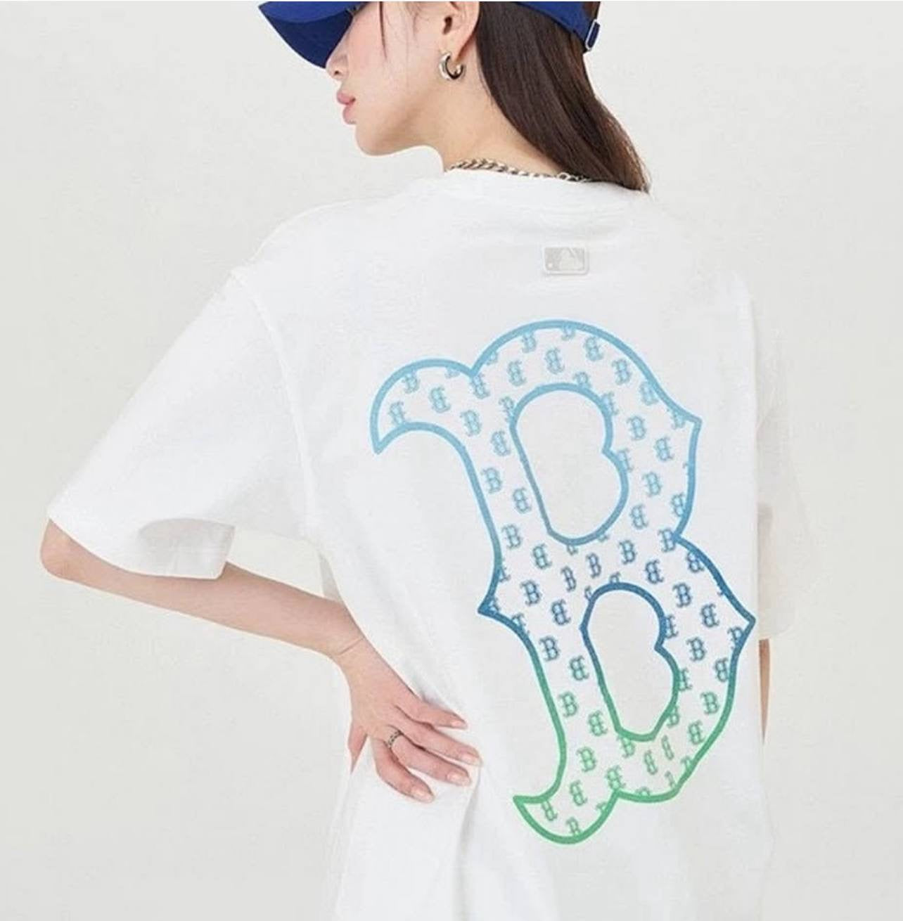 MLB Classic Monogram Biglux Tee White