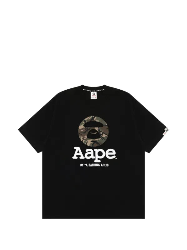 BAPE AAPE CAMO TEE BLACK