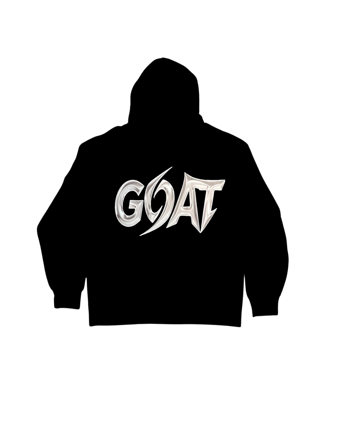GOAT SHARP CHROME HOODIE BLACK