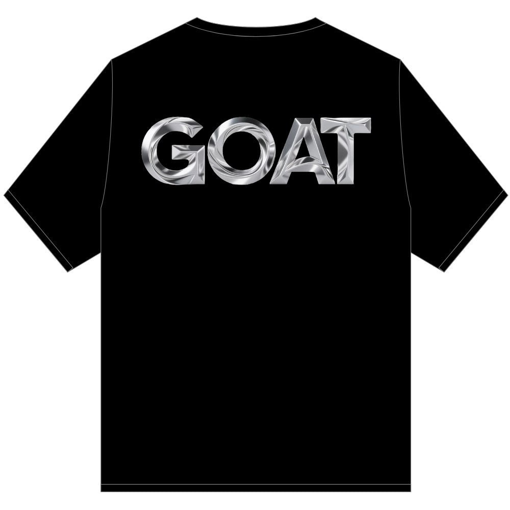 GOAT CHROME LEGEND TEE SHIRT BLACK
