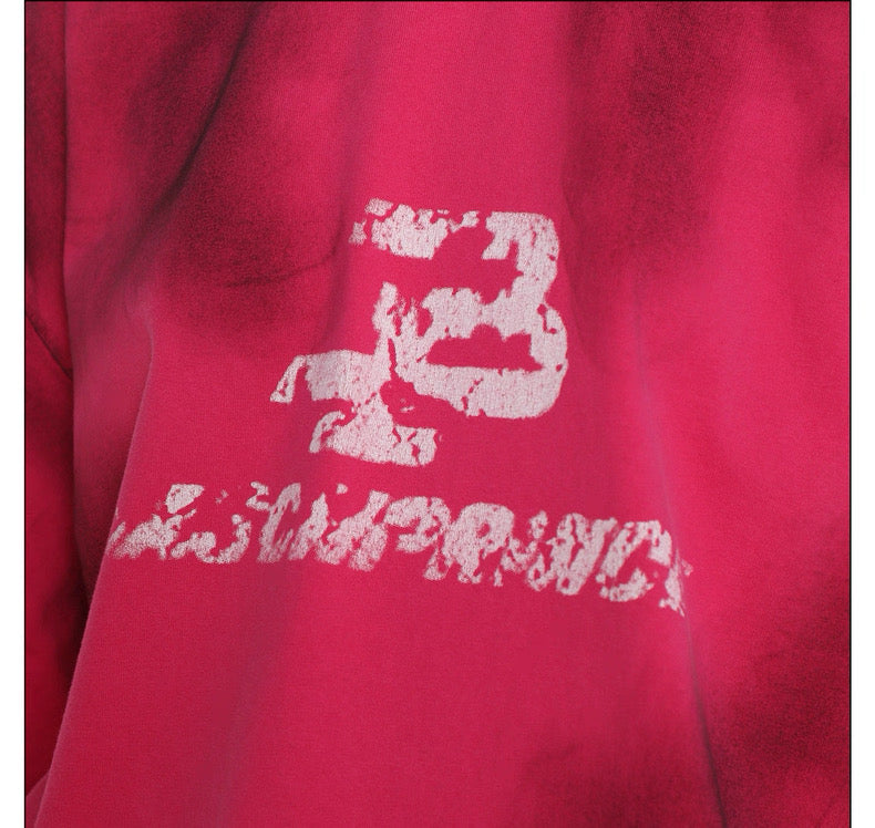 MASONPRINCE MESSED UP PINK TEE