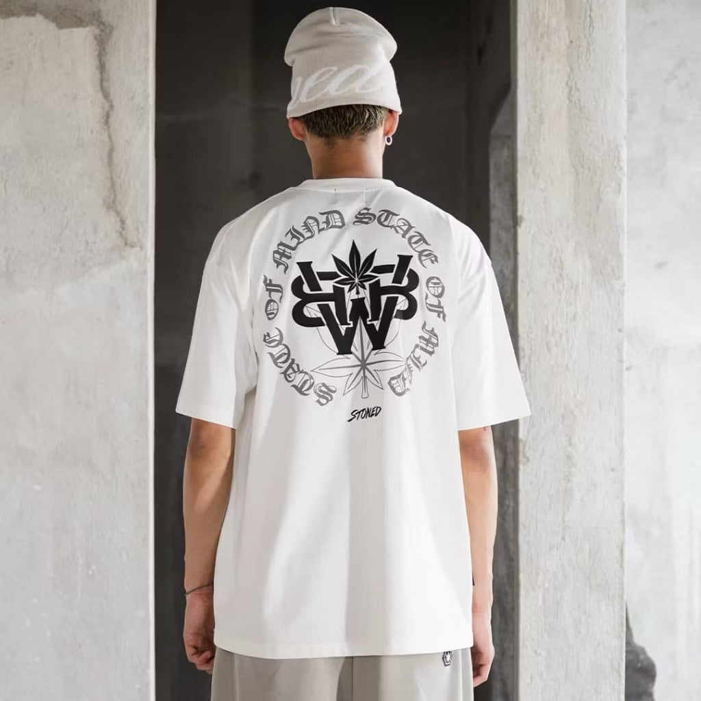 STONED WBB25: EMBLEM TEE WHITE