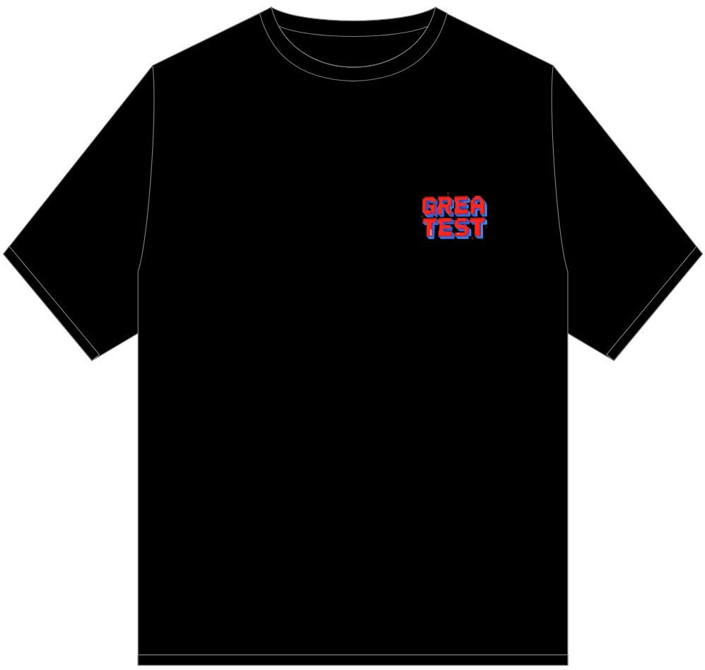 GOAT RETRO BLOCK TEE SHIRT BLACK