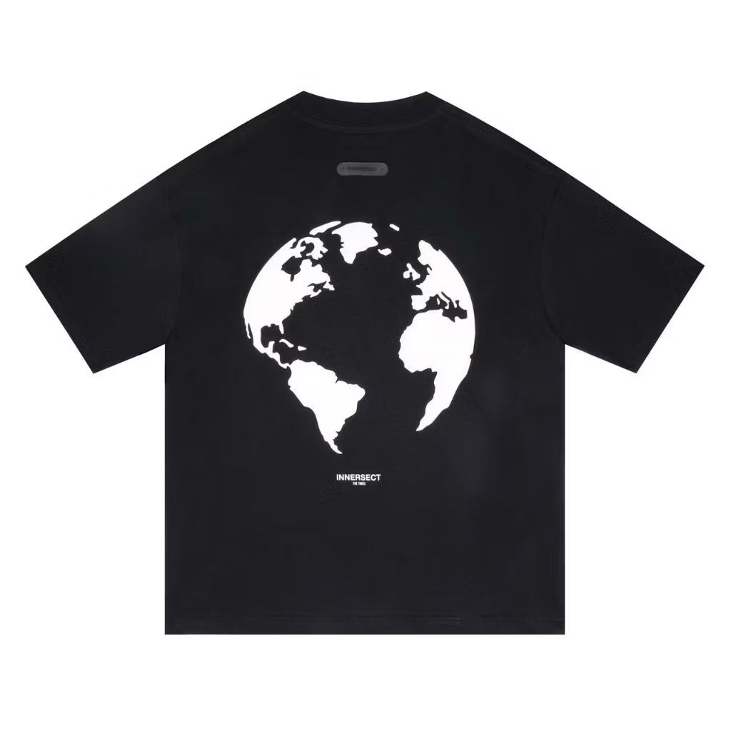 INNERSECT EARTH LOGO BLACK T SHIRT