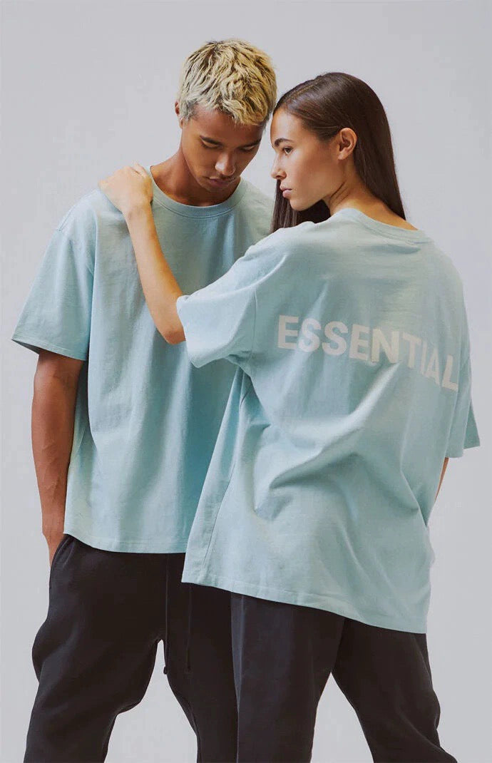 Fear of God Essentials 3M Reflective Blue Tee
