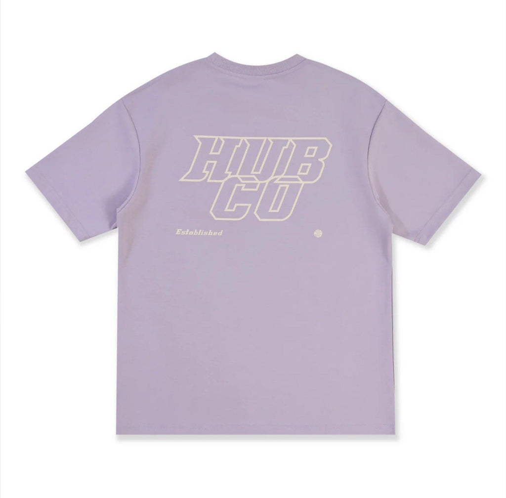 CARVED HUBCO TEE PURPLE