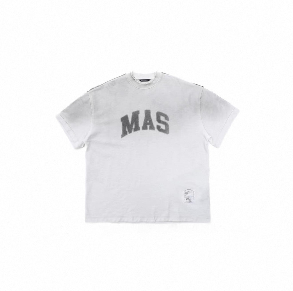 MASONPRINCE WASHED PRINT TEE WHITE