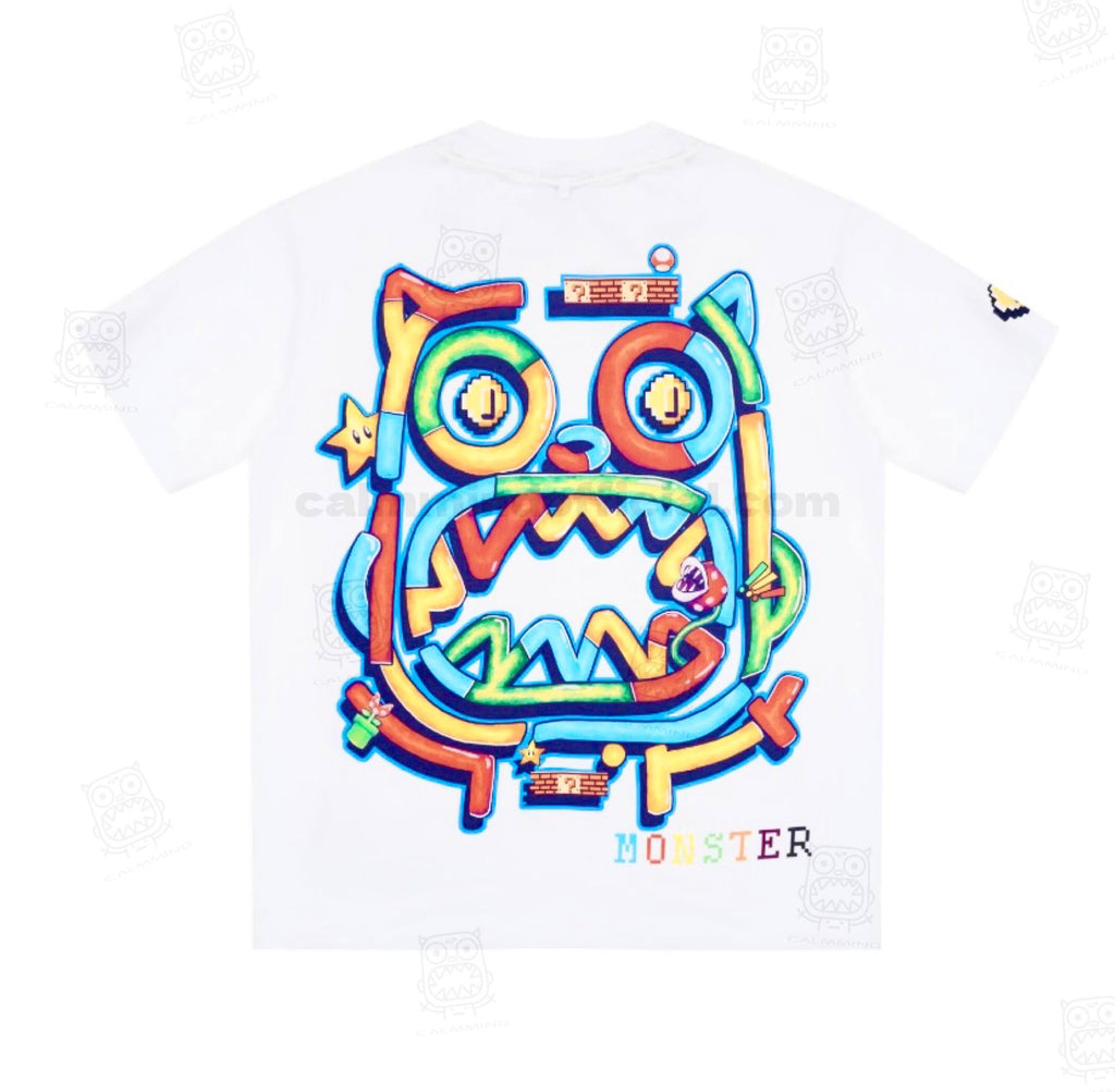 Calmmind Mario Monster Tee White