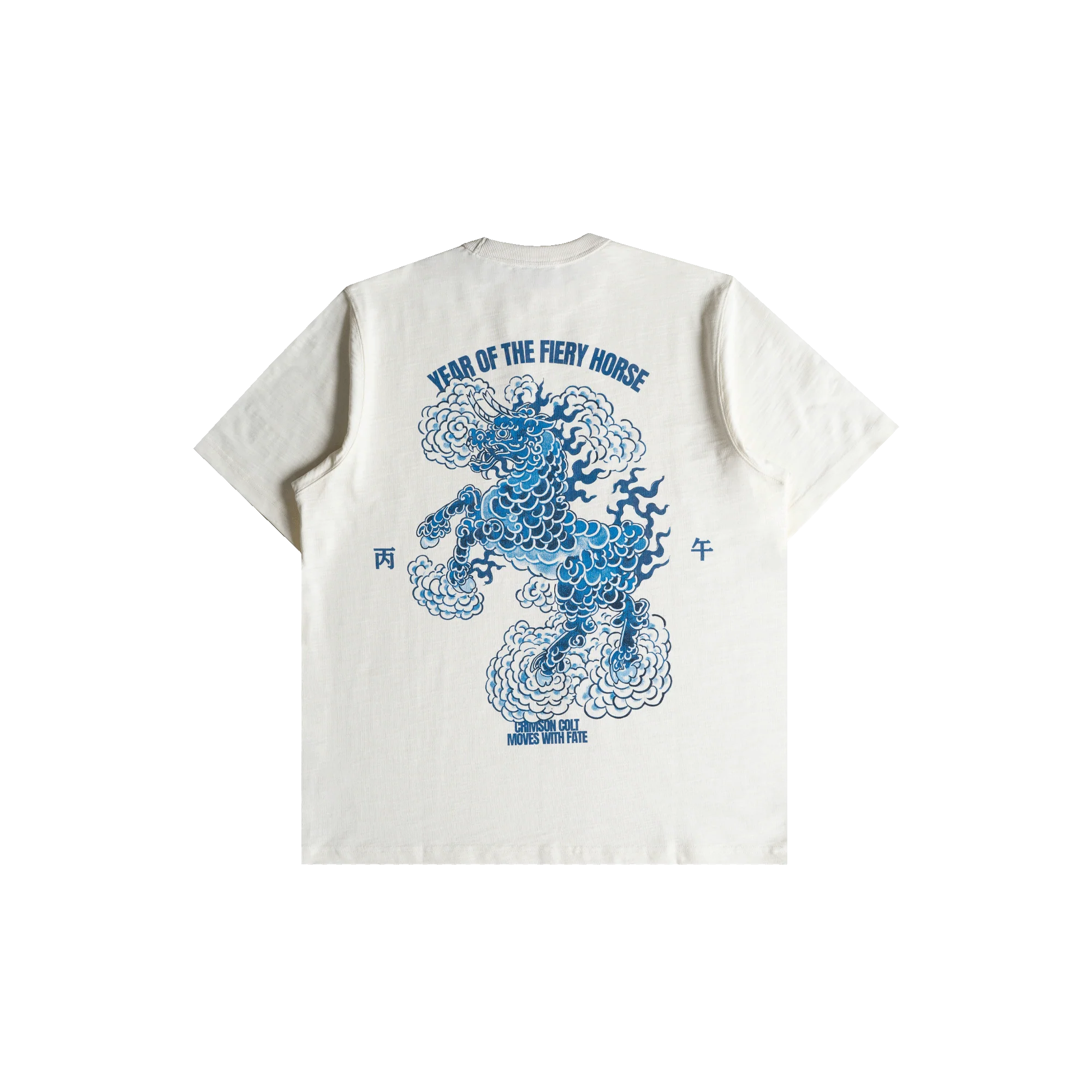 TNTCO PORCELAIN HORSE TEE WHITE