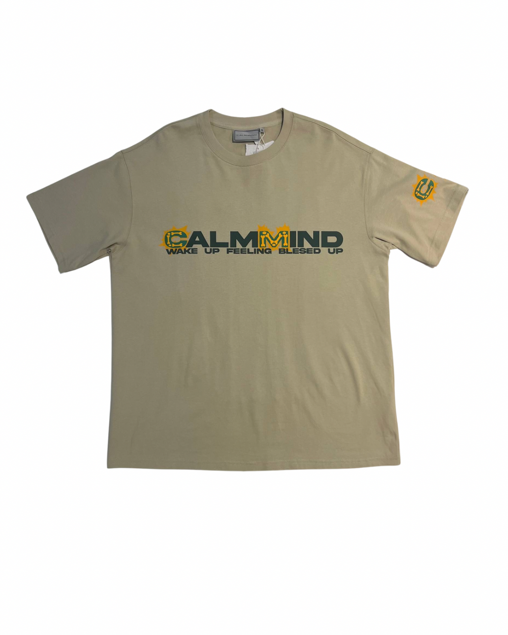 Calmmind Electrocute Monster T-shirt Khaki