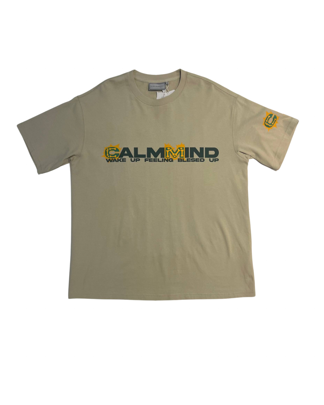 Calmmind Electrocute Monster T-shirt Khaki
