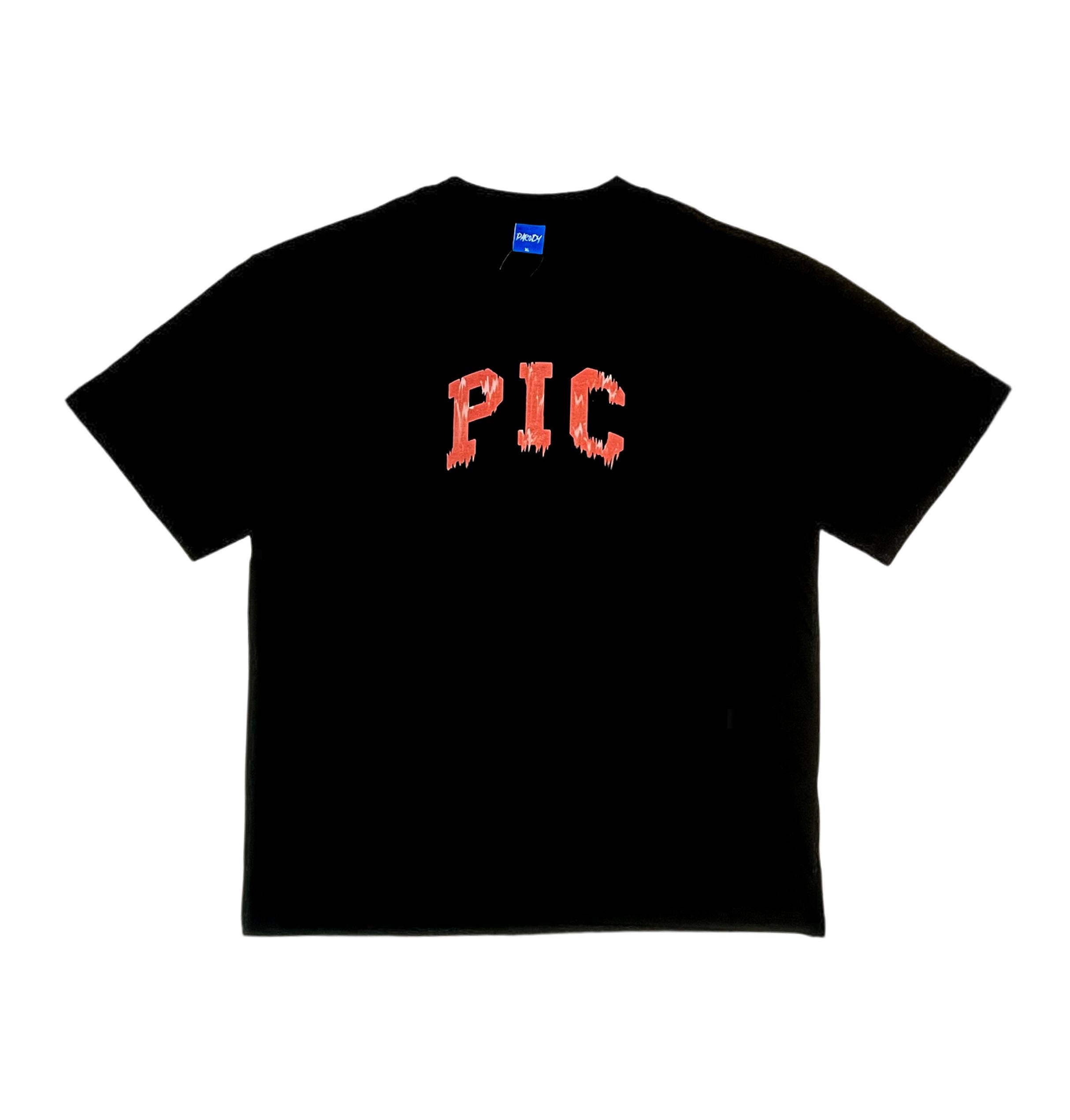 PARODY SMILEY FACE DESIGN 010 BLACK T SHIRT VER 1
